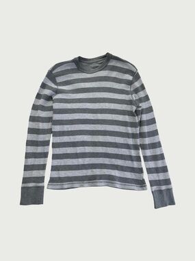 Striped Thermal Long Sleeve Tee